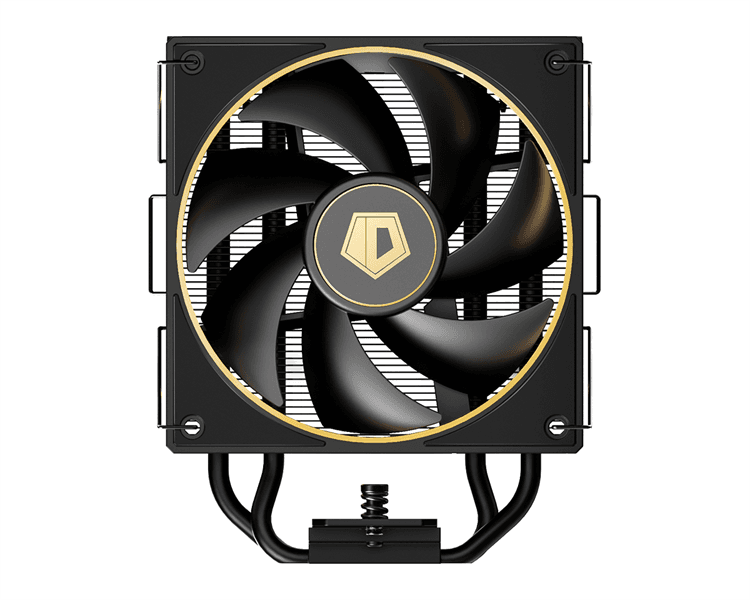 Кулер для процессора ID-COOLING FROZN A410 GDL LGA1700/1200/115X/AM5/AM4 (10шт/кор, TDP 220W, PWM, 4 тепл.трубки прямого контакта, FAN 120mm, черно-золотой) RET