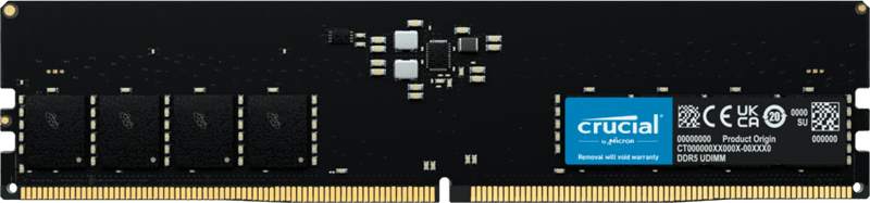 Модуль памяти Crucial 32Gb DDR5 DIMM 5600MHz CL46-45-45, 1.1V