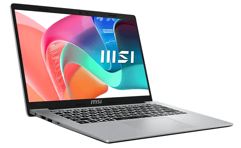 Ноутбук MSI Modern 14 F1MG-846RU 14" FHD (1920*1080)IPS, Core 5 120U, 16GB DDR4(16GB*1), 512 GB SSD, Intel Graphics,backlight,46.8Whr,1.5kg,Win11 Pro,1y,Urban Silver