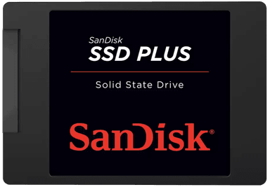 Твердотельный накопитель SanDisk SSD PLUS 2,5” SATA 1Tb, SDSSDA-1T00-G28, 1 year