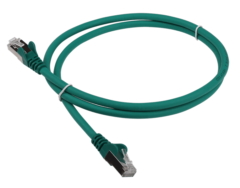 Патч-корд LANMASTER LSZH FTP кат.6, 1.5 м, зеленый