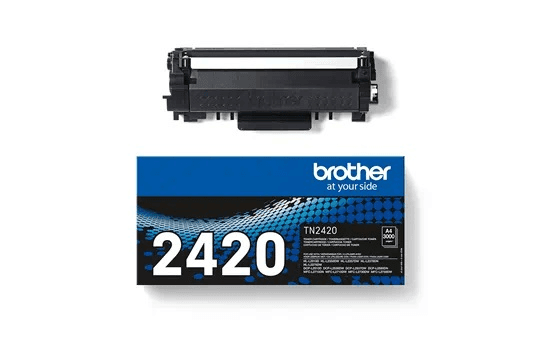 Картридж Brother TN-2420 для DCP-L2510/HL-L2350DW/MFC-L2710DW/DCP-L2530DW/HL-L2370DN/MFC-L2730DW/DCP-L2550DN/HL-L2375DW/MFC-L2750DW/HL-L2310D/MFC-2710 (следы эксплуатации, потёртости, вскрыта упаковка, пакет)
