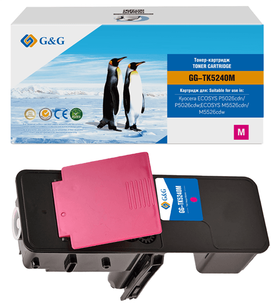 G&G Картридж GG-TK5240M пурпурный 3000 стр для Kyocera ECOSYS
