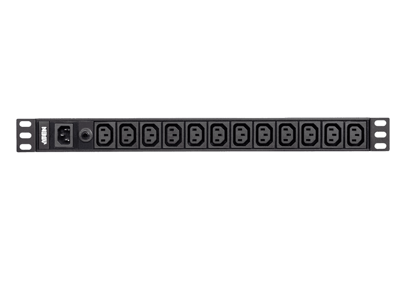 Блок распределения питания ATEN 10A 12-outlets Basic 1U PDU with surge protection