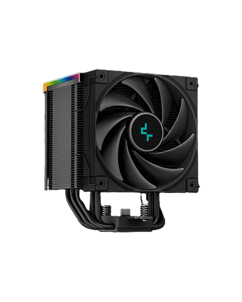 Кулер для процессора DEEPCOOL AK500 DIGITAL LGA20XX/1700/1200/115X/AM5/AM4 (9шт/кор, TDP 240W, PWM, Fan 120mm, 5 тепл. трубок, Copper Base, черный) RET (R-AK500-BKADMN-G)