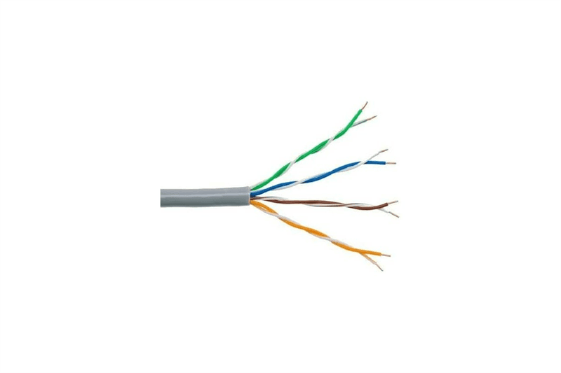 кабель Кабель витая пара Bion BCL-U5451-101 U/UTP, кат.5e, 4x2x0,51мм AWG 24, CCA, одножильный, PVC, для внутренней прокладки, 305м, серый