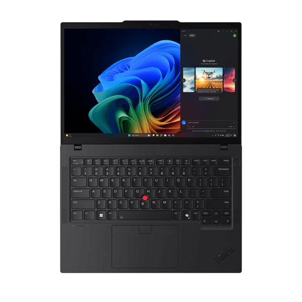 Ноутбук ThinkPad T14 Gen6 14" WUXGA(1920x1200)IPS 400N, Ultra 7 255H, 16+16Gb DDR5-5600, 1Tb SSD m.2, Intel Graphics, WiFi 6E+BT, FPR,fTPM, cam 5MP+IR,Kb Ru/Eng, 4cell 52.5Wh, 65W USB-C, Win11 Pro China,1,4kg