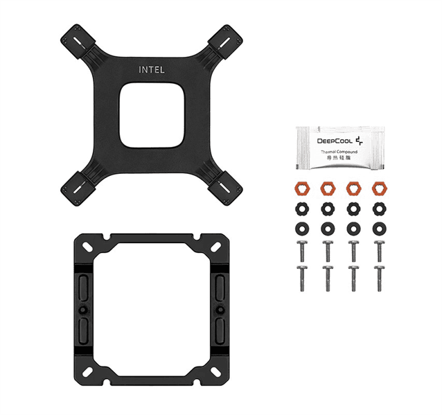 Кулер для процессора DEEPCOOL AG500 BK ARGb V2 черный 120мм алюминий+медь 1900rpm 29.4db 40pin 240W 160мм