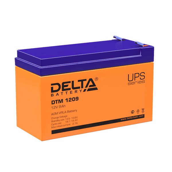Delta Аккумуляторная батарея для ИБП DTM 1209 (12V / 9Ah)