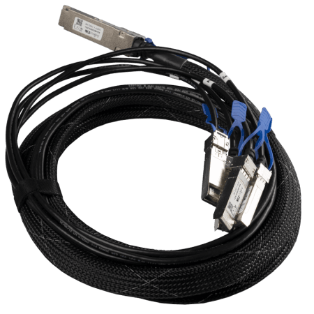 Трансивер MikroTik XQ+BC0003-XS+ - 100G DAC cable QSFP28 to 4x SFP28, 3m