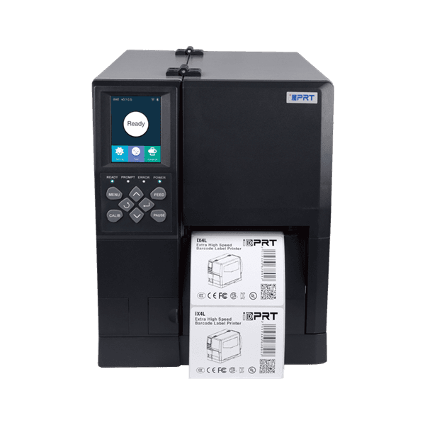 Принтер этикеток iDPRT iX4L, 4", TT, 203DPI, 6IPS (152 mm/sec), 32/128MB, RTC, USB Type B 1, USB HOST 1, RJ45 1, RS232(9-pin) 1, ZPL/ZPL-II, TSPL