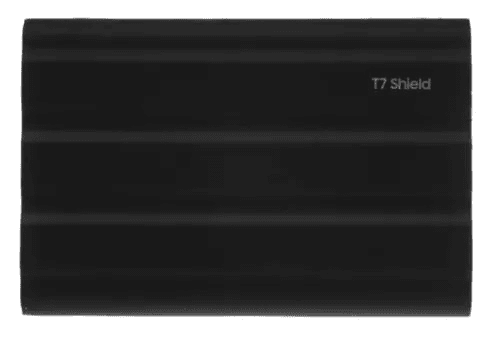 Внешний SSD Samsung T7 Shield, 1TB, USB 3.2 Gen 2 Type-C, R/W 1050/1000, черный