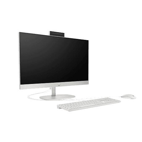 Моноблок HP 24-cr0307nh NT 24" FHD(1920x1080) Core i5-1334U, 8GB DDR4 3200 (2x8GB), SSD 512Gb, Intel Iris XE Graphics, noDVD, eng kbd&mouse wired, HD Webcam, Shell White, DOS, 1Y Wty