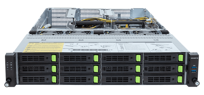Серверная платформа GIGABYTE 2U rack DDR5 R283-SF0-AAL1