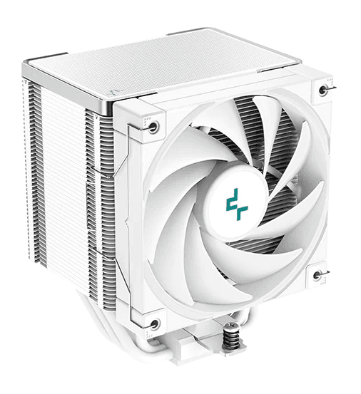 Кулер для процессора DEEPCOOL AK500 WH LGA20XX/1700/1200/115X/AM5/AM4 (9шт/кор, TDP 240W, PWM, Fan 120mm, 5 тепл. Трубок, Copper Base, белый) RET (R-AK500-WHNNMT-G)