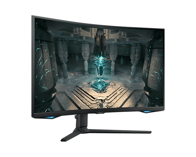 Монитор Samsung 32" Odyssey G6 S32BG650EI Curved VA 16:9 2560x1440x240Hz 1ms 350cd 2500:1 178/178 1,07 млрд HDMI*2 DP USB3.0x2 Spk HAS Pivot Tiltl VESA Black