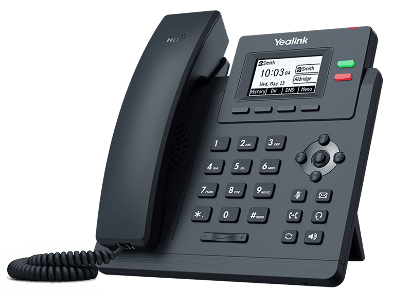 Настольный IP-телефон YEALINK SIP-T31W, 2 аккаунта, дисплей 2.3", Wi-Fi, PoE, БП шт