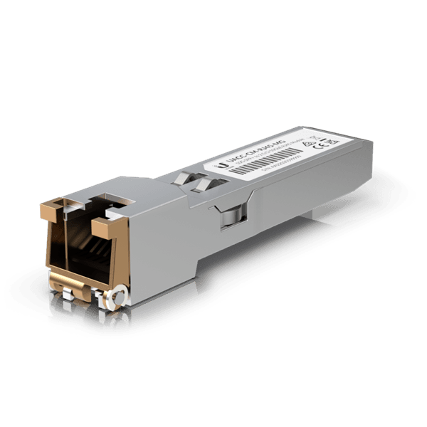 Трансивер Ubiquiti UACC-CM-RJ45-MG RJ45 SFP+модуль поддерживающий 10G 100 м.