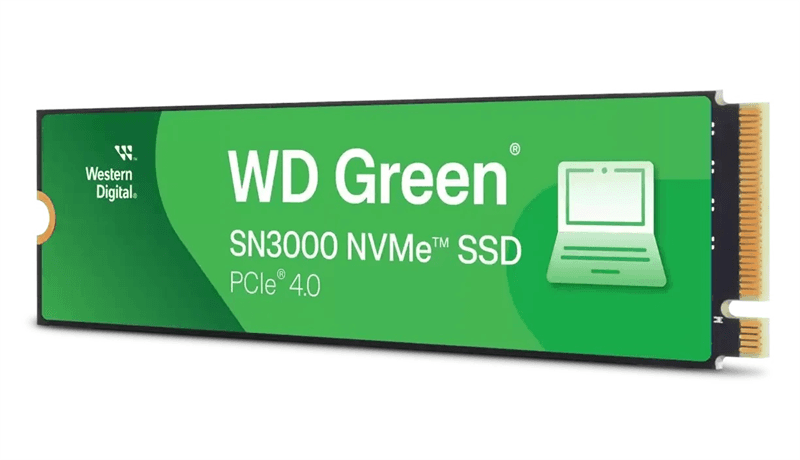 Твердотельный накопитель SSD Western Digital M.2 2280 1TB Green WDS100T4G0E PCIe Gen4 x4, NVMe