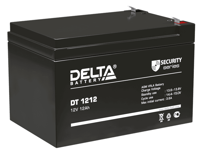 Аккумуляторная батарея Delta Аккумуляторная батарея для ОПС DT 1212 (12V / 12Ah)