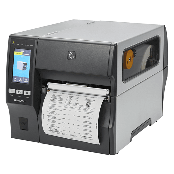 Принтер этикеток промышленный Zebra ZT421, 6'', 203 dpi, Serial, USB, Ethernet, BT 4.1/MFi, USB Host, Cutter w/ Catch Tray, EZPL