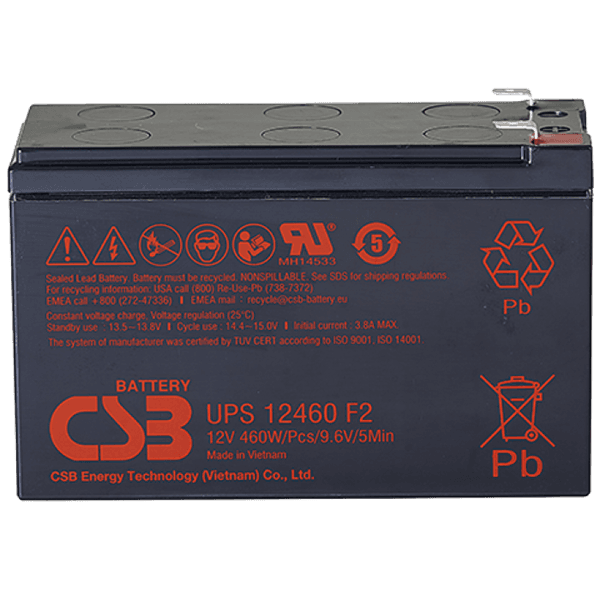АКБ CSB Аккумуляторная батарея для ИБП (12V/9Ah)