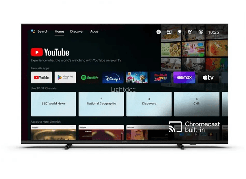 Гостиничный ТВ Philips 55HFL4518U/12 55" (4K, 350кд/м2, 16/7 DVB-T/T2/C, DVB-S/S2, Wi-Fi/BT, Android TV 11)
