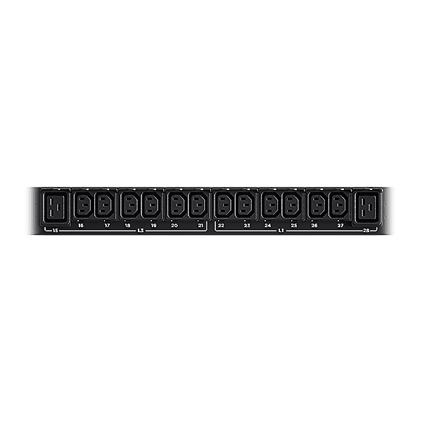 Панель питания распределительная CyberPower PDU PDU13401 3ph,0U, Basic,11.5kW/16A, plug IEC309-16A; (36) IEC 320 C13 (6) IEC 320 C19 NEW