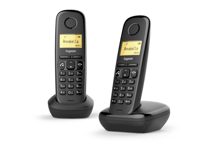 Телефонный аппарат GIGASET A270 DUO BLACK