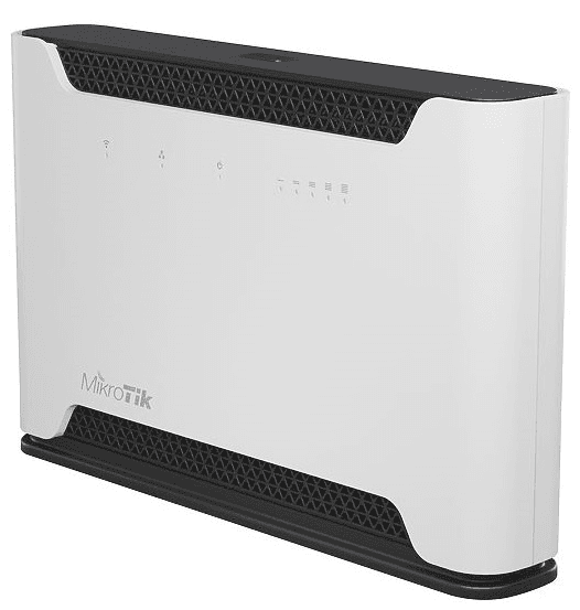 Точка доступа MikroTik Chateau LTE12 kit with 716MHz four core CPU, 256MB RAM, 5 x Gigabit LAN, two wireless interfaces (built-in 2.4Ghz 802.11b/g/n two chain wireless with integrated antennas, built-in 5Ghz 802.11