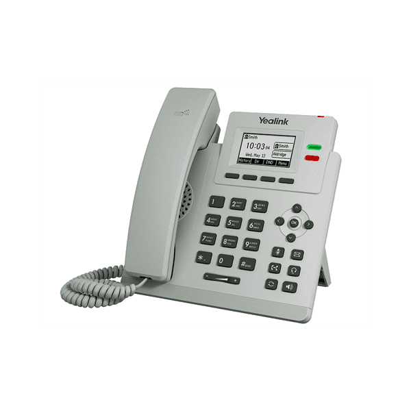 Телефон YEALINK SIP-T31P, светло-серый, 2 аккаунта, PoE, шт