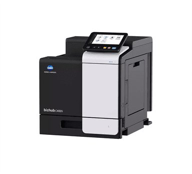 Принтер лазерный цветной Konica Minolta bizhub C4001i (Принтер, A4, Color, 40 стр/мин, Duplex, 1200x1200, 4GB, 8GB, panel 7" sensor, 1x500 л, стартовые картриджи, запуск АСЦ платно)