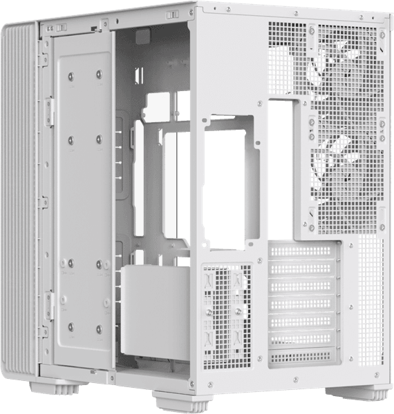 корпус Formula V Line Crystal Z7 PA White, ATX, TYPE-C*1, USB3.0*1, Front+Side Glass, SIDE 3x PERFORMANCE ARGB, REAR 2x PERFORMANCE ARGB