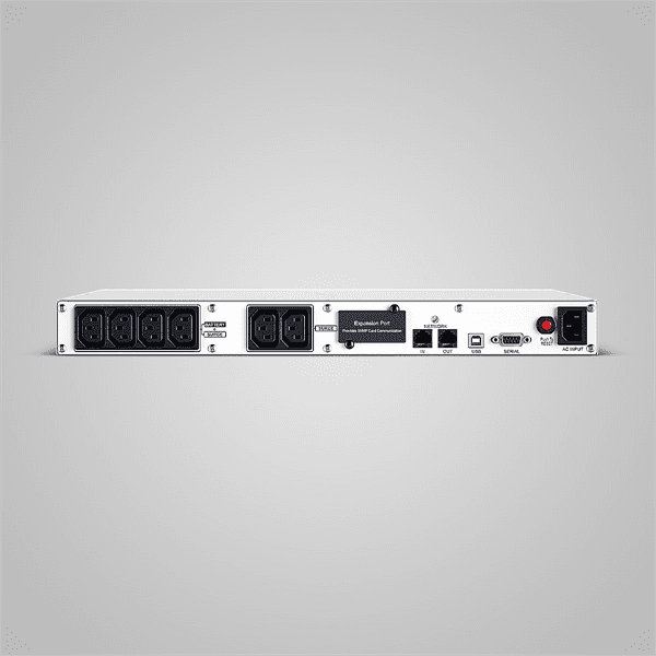 Источник бесперебойного питания/ UPS CyberPower OR1000ERM1U Line-Interactive 1000VA/600W USB/RS-232/SNMPslot /RJ11/45 (4+2 IEC С13)