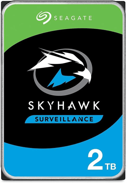 Жесткий диск HDD Seagate 2Tb 5400rpm SATA-III Surveillance Skyhawk 256Mb 3.5"