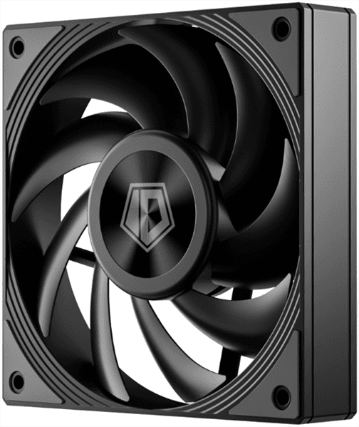 Вентилятор для корпуса ID-COOLING DF-125-K 120x120x25мм (60шт./кор, PWM, черный, 0-2150об/мин) BOX