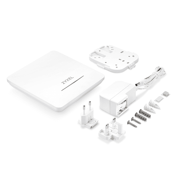 Точка доступа/ Точка доступа Zyxel NebulaFlex NWA90BE, Wi-Fi 7 (BE5100), MU-MIMO 2x2+2x2, 1xLAN 2.5GE, БП в комплекте