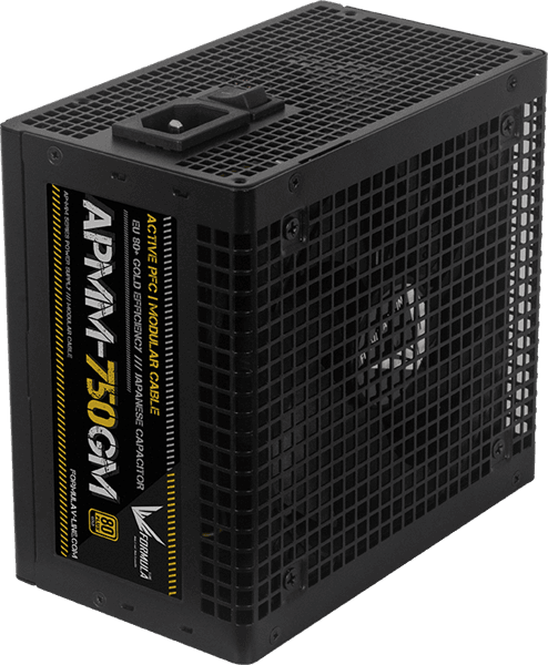 Блок питания Formula V Line APMM-750GM, 750W, ATX3.1/PCIe5.1, APFC, 80+ Gold, 12cm Fan, Full Modular