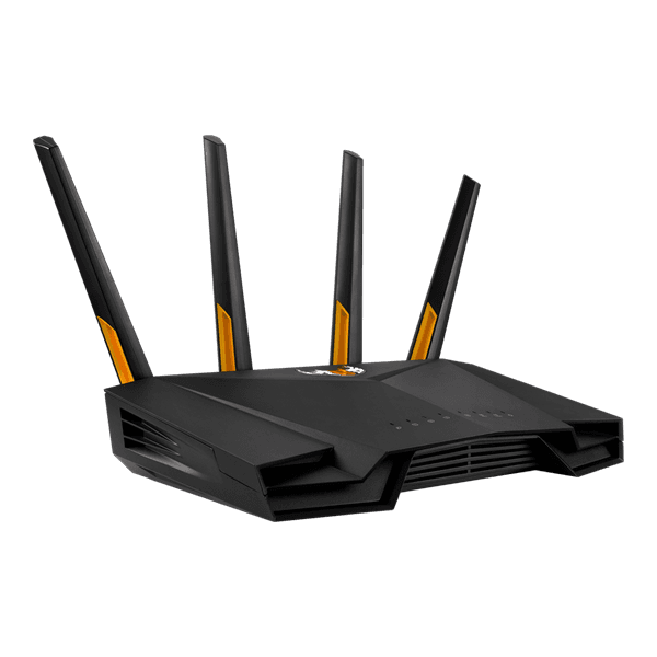ASUS TUF-AX3000 (90IG0790-MO3B00) Двухдиапазонный игровой маршрутизатор AX3000, 2.4/5 ГГц, 2976 Мбит/с, LAN 4х1 Гбит/с