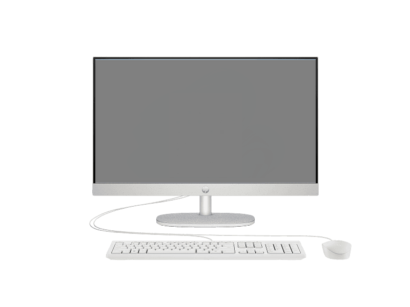 Моноблок HP 24-CR0255NH NT 24" FHD(1920x1080) Intel Core i7-1355U, 16GB DDR4-3200 (2x8GB), SSD 512Gb, Intel Internal Graphics, noDVD, ENG kbd&mouse wired, HD Webcam, Shell White, FreeDOS, 1Y Wty