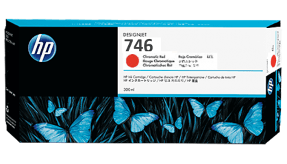 Картридж Cartridge HP 746 для HP DesignJet Z6/Z9+, хроматический красный (300мл)