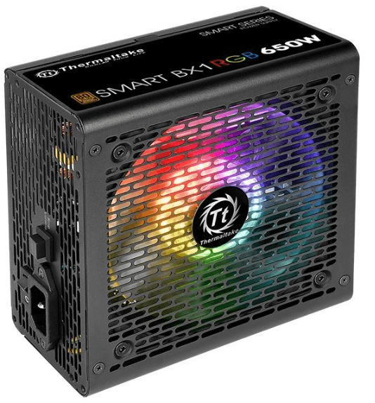 Блок питания Thermaltake Smart BX1 RGB (PS-SPR-0650NHSABE-1), 650W, APFC, 80+ Bronze, non-modular