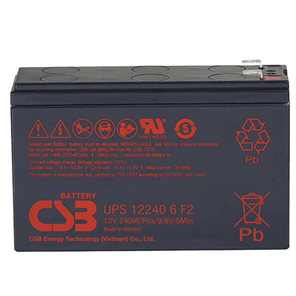 АКБ CSB Аккумуляторная батарея для ИБП (12V/5Ah)