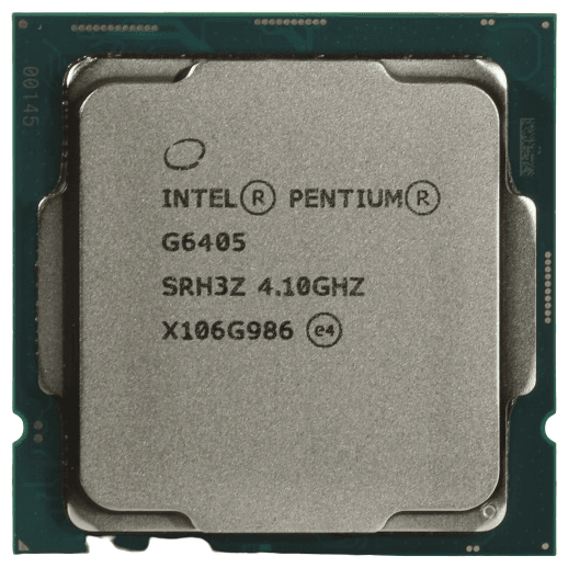 процессор CPU Intel Pentium G6405 (4.1GHz/4MB/2 cores) LGA1200 OEM, UHD Graphics 610 350MHz, TDP 58W, max 128Gb DDR4-2666, CM8070104291811SRH3Z, 1 year
