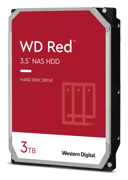Жесткий диск Western Digital HDD SATA-III 3000Gb Red for NAS WD30EFAX, 5400RPM, 256MB buffer, 1 year