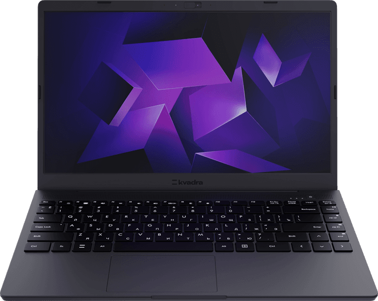 Ноутбук KVADRA NAU LE14U Core i3-1215U 1.2GHz,14,1" FHD (1920x1080) IPS,8Gb DDR4-3200(1), 256Gb SSD,55Wh,1.6kg,1YW,FHD Webcam,WiFi/BT, noOS, Графит, МПТ