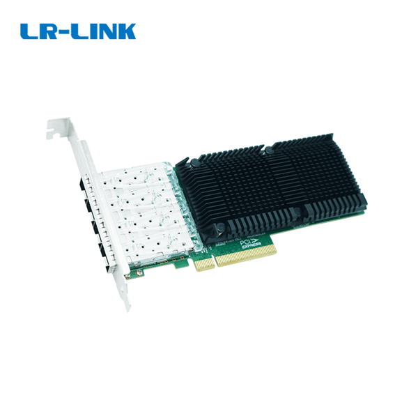 LR-LINK LRES1027PF-4SFP28 Сетевой адаптер PCIe 4.0 x8 Intel E810 4x25G SFP28