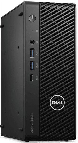 ПК (системный блок) Dell Precision 3280 Compact Workstation Core i7-14700 (2,1GHz) 16GB (1x16GB) DDR5, 512GB SSD, Nvidia RTX A400, 4GB GDDR6, No Optical Drive, Linux Ubuntu, 1YW (существенное повреждение коробки)