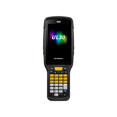 Терминал сбора данных M3 Mobile UL30F Android 14.0 GMS, HD, 802.11 a/b/g/n/ac/ax, SE5800, Rear Camera, BT5.3, NFC(HF), 8G/12G, 35K, 6700mAh Bat & Bullet Proof Film, Hand Strap. Req CRD&PWR