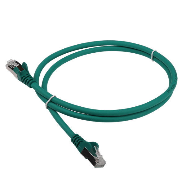 Патч-корд LANMASTER LSZH FTP кат.6, 1.0 м, зеленый
